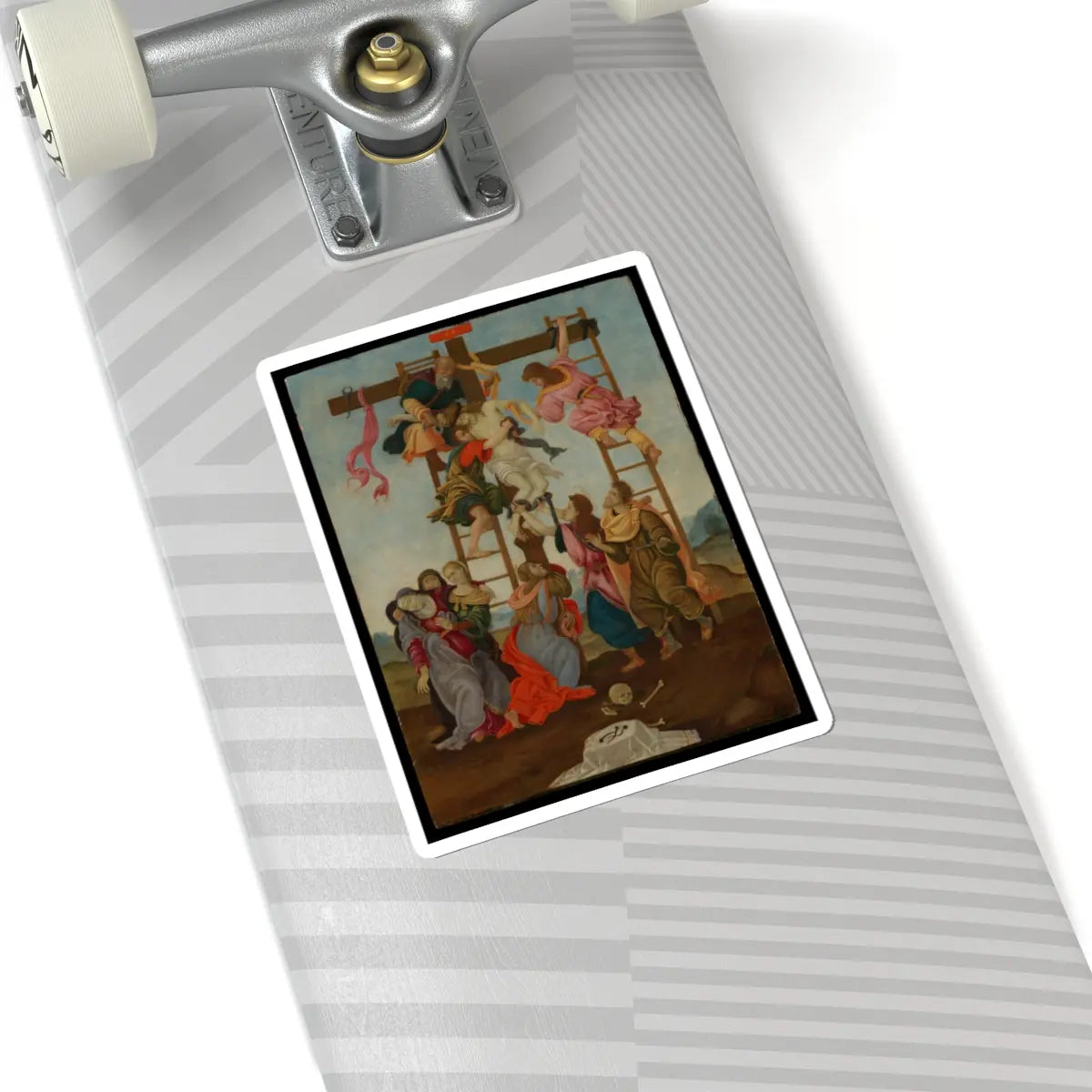 SKU:TSS-STICK-FLPLPP-6X6-5 Sizes:6" × 6" Types:White