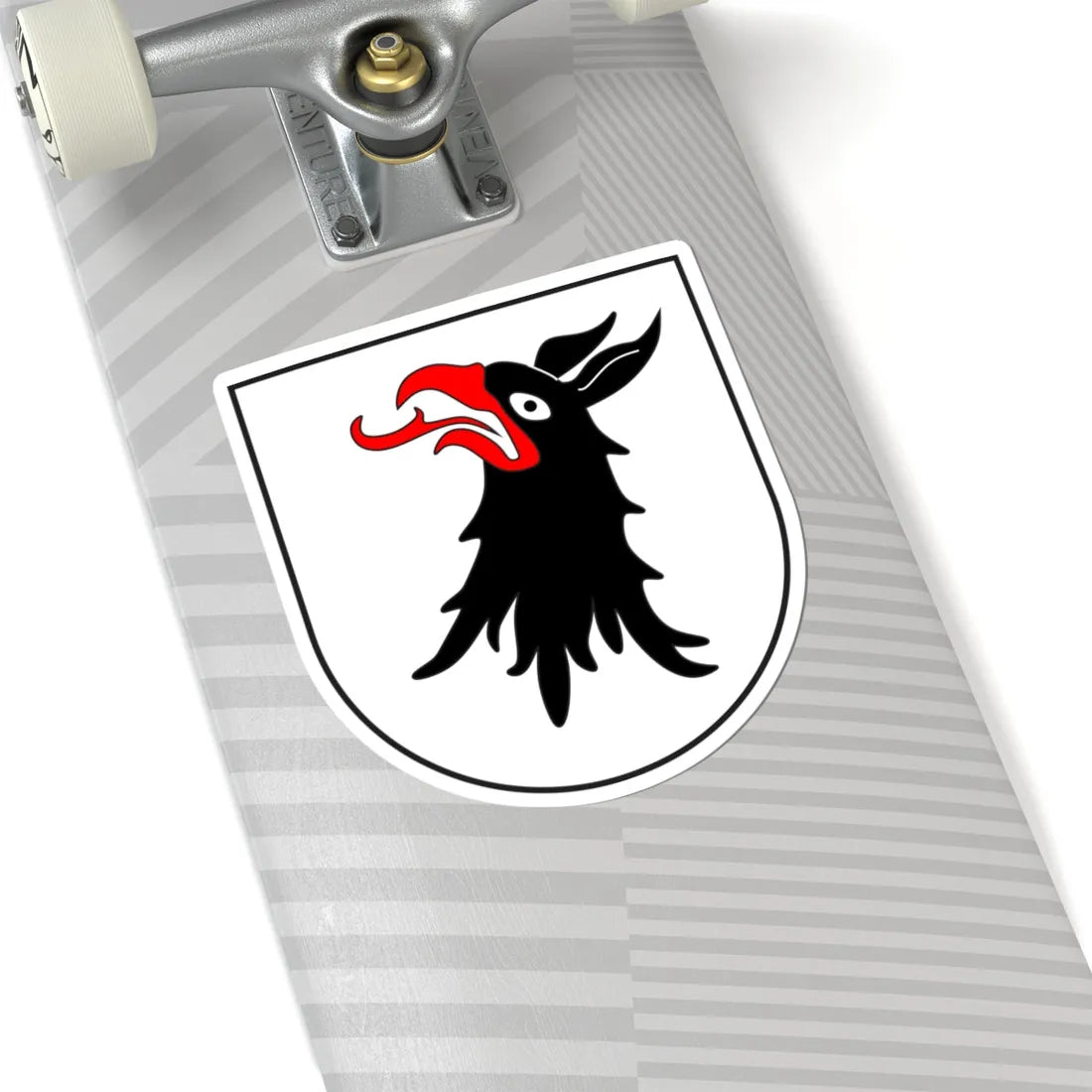 Filisur wappen (Switzerland) (Coat of Arms) STICKER Vinyl Kiss-Cut Decal - The Sticker Space