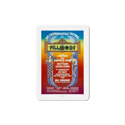 Fillmore 1972 Movie Poster Refrigerator Magnet - The Sticker Space