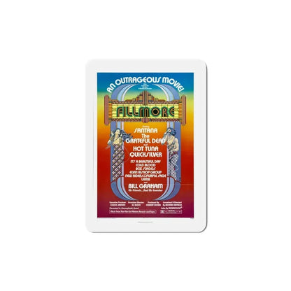 Fillmore 1972 Movie Poster Refrigerator Magnet - The Sticker Space