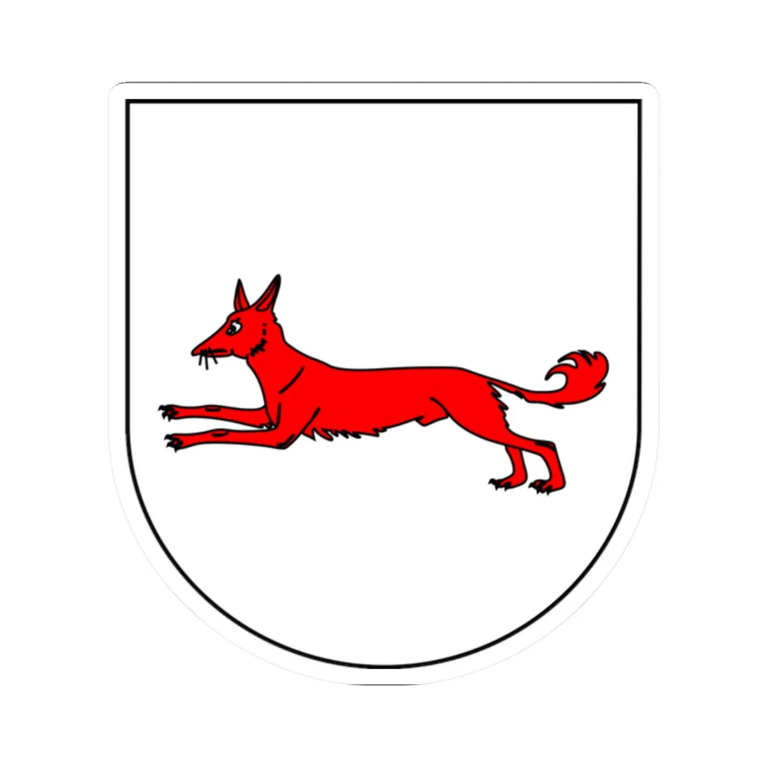 FIN COA Alopaeus (Russia) (Coat of Arms) STICKER Vinyl Kiss-Cut Decal 2 Inch White - The Sticker Space