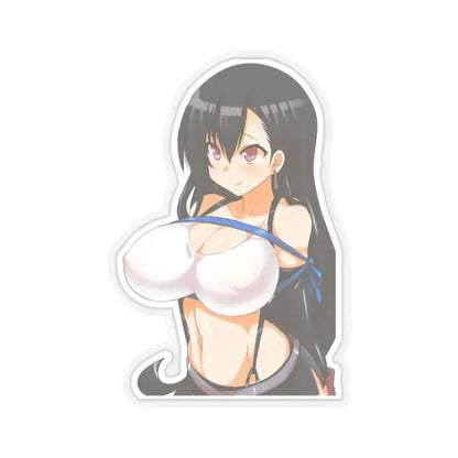 Final Fantasy VII Tifa Lockhart 1 (Anime/Ecchi) STICKER Vinyl Kiss-Cut Decal 2 Inch Transparent - The Sticker Space
