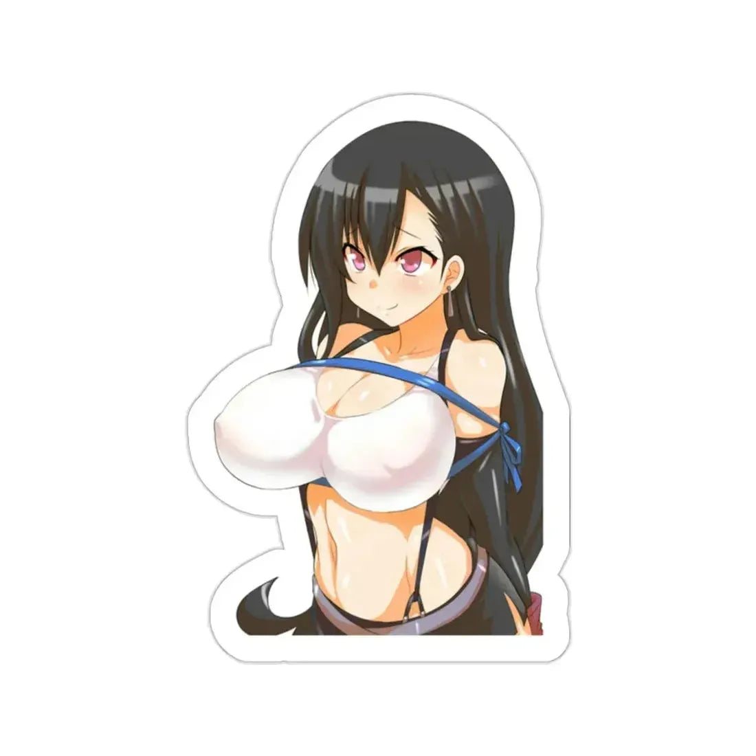 Final Fantasy VII - Tifa Lockhart (Anime/Ecchi/Waifu) STICKER Vinyl Die-Cut Decal - The Sticker Space