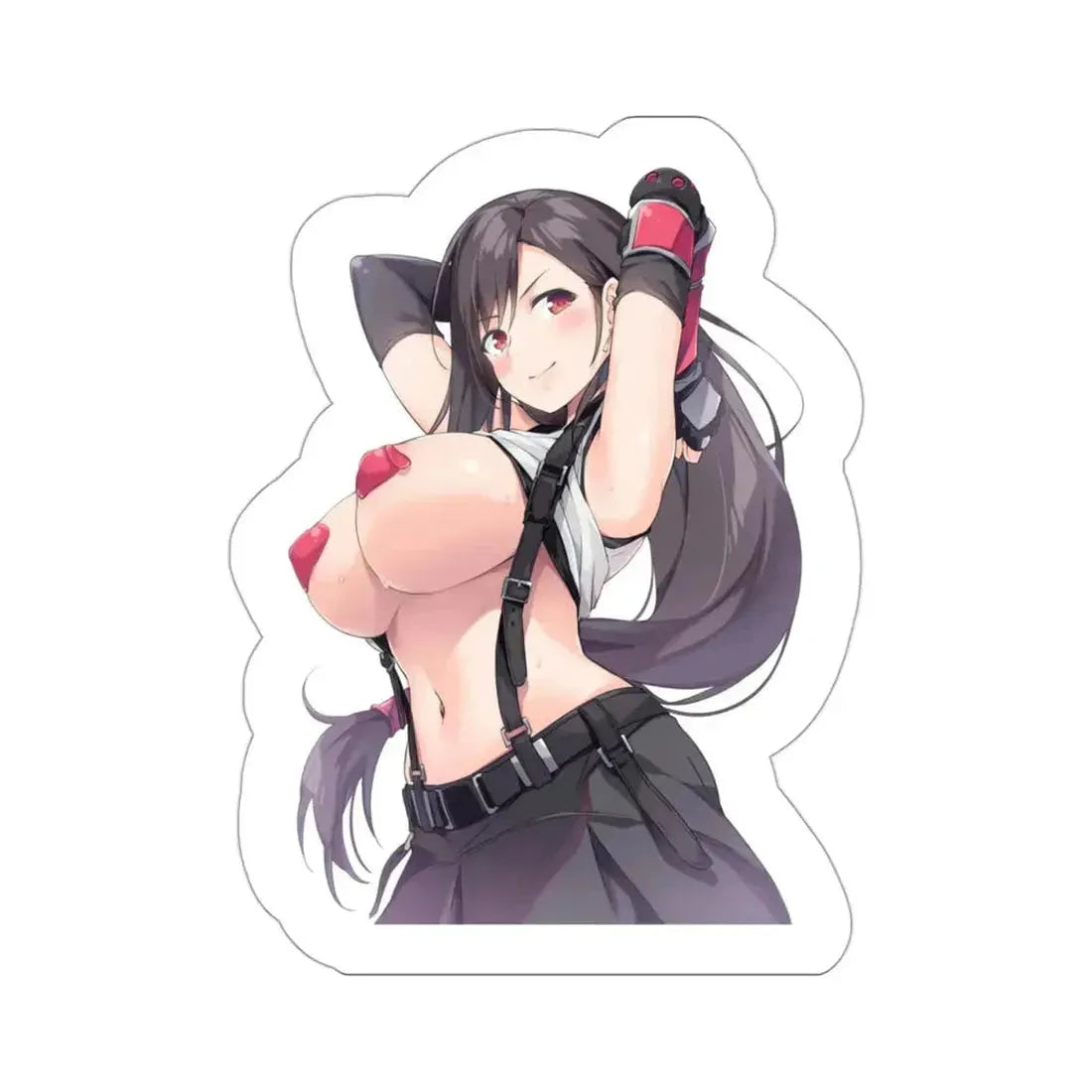 Final Fantasy VII - Tifa Lockhart v10 (Anime/Ecchi/Waifu) STICKER Vinyl Die-Cut Decal 3 Inch - The Sticker Space