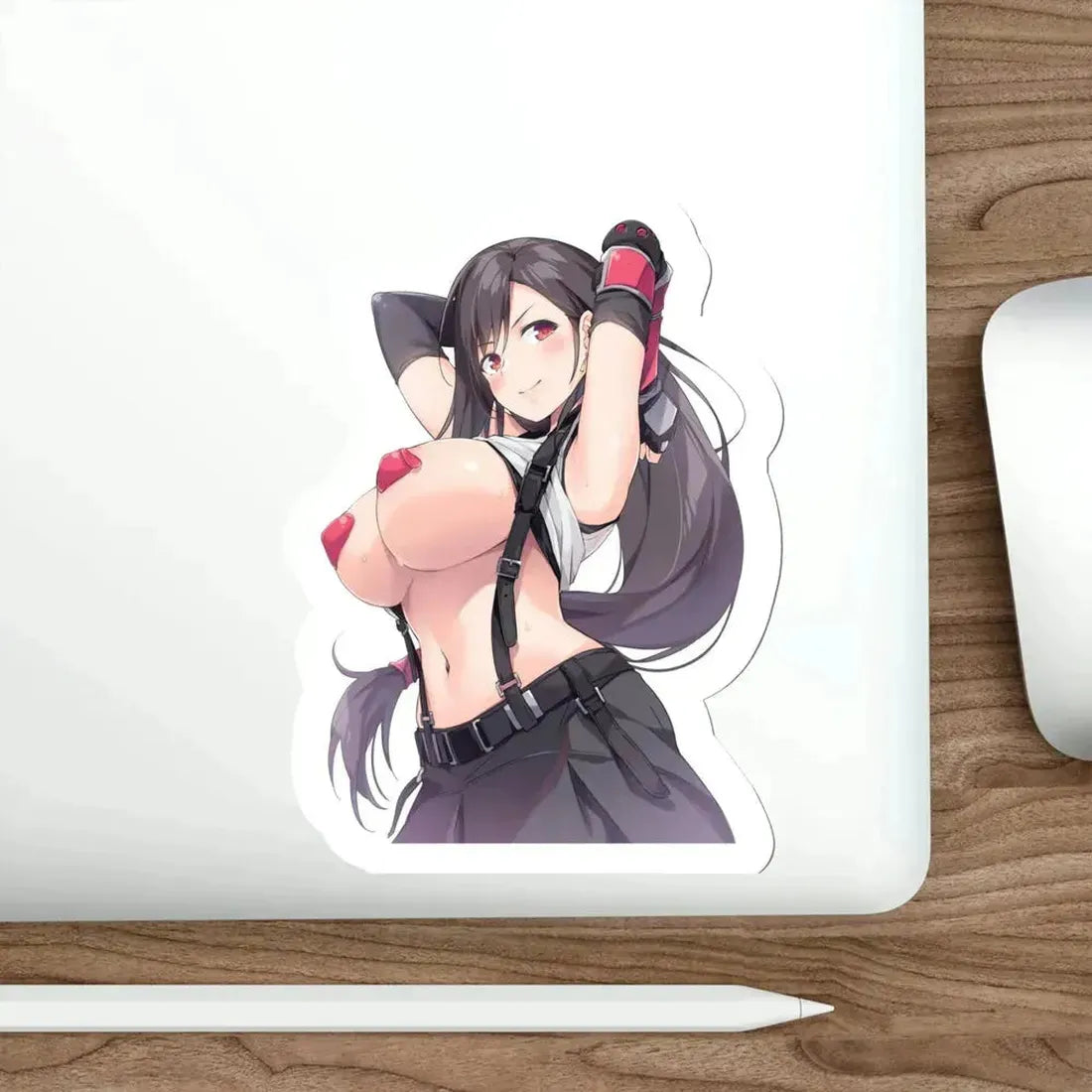 Final Fantasy VII - Tifa Lockhart v10 (Anime/Ecchi/Waifu) STICKER Vinyl Die-Cut Decal - The Sticker Space