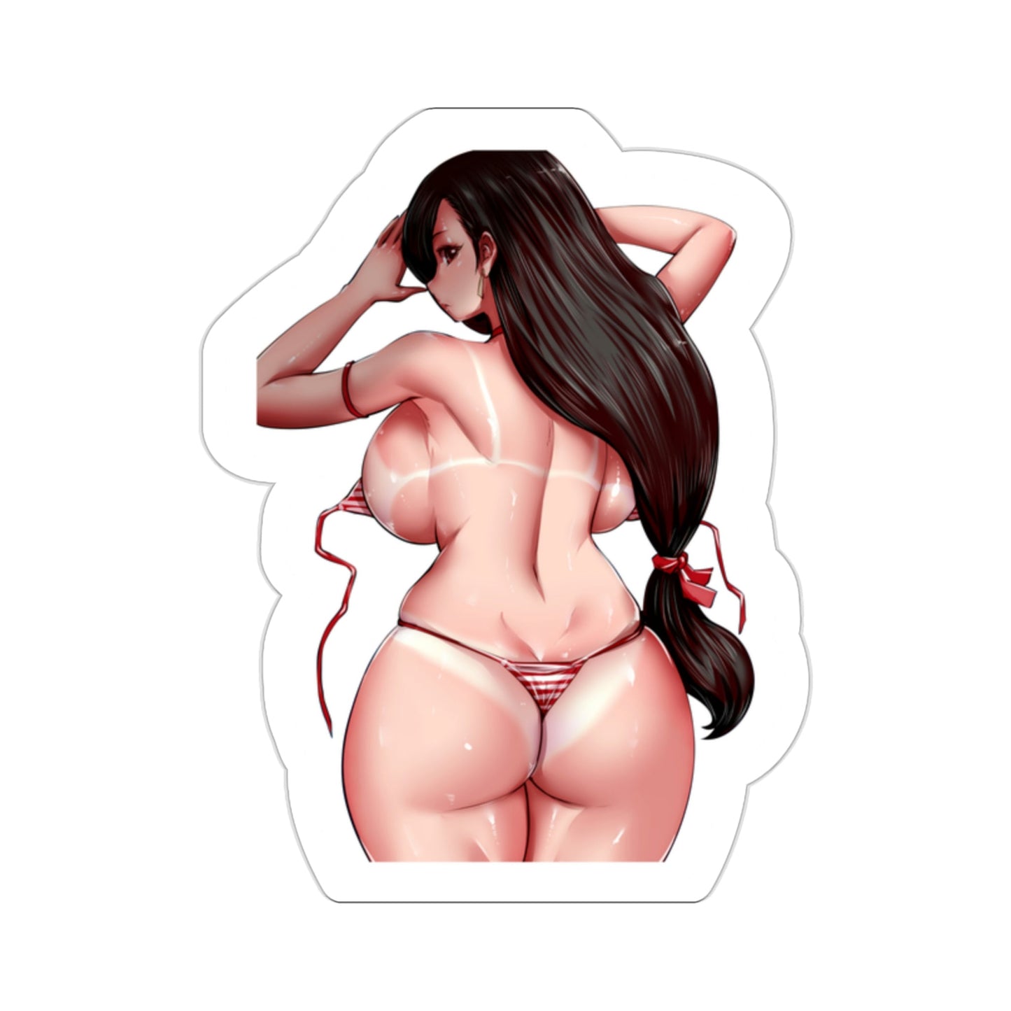 Final Fantasy VII - Tifa Lockhart v2 (Anime/Ecchi/Waifu) STICKER Vinyl Die-Cut Decal-2 Inch-The Sticker Space