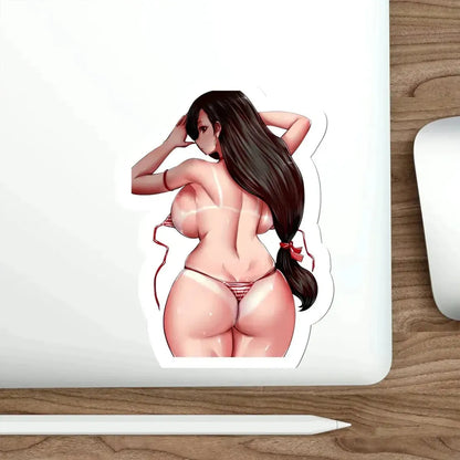 Final Fantasy VII - Tifa Lockhart v2 (Anime/Ecchi/Waifu) STICKER Vinyl Die-Cut Decal - The Sticker Space