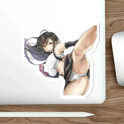 Final Fantasy VII - Tifa Lockhart v4 (Anime/Ecchi/Waifu) STICKER Vinyl Die-Cut Decal - The Sticker Space