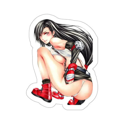 Final Fantasy VII - Tifa Lockhart v5 (Anime/Ecchi/Waifu) STICKER Vinyl Die-Cut Decal 4 Inch - The Sticker Space