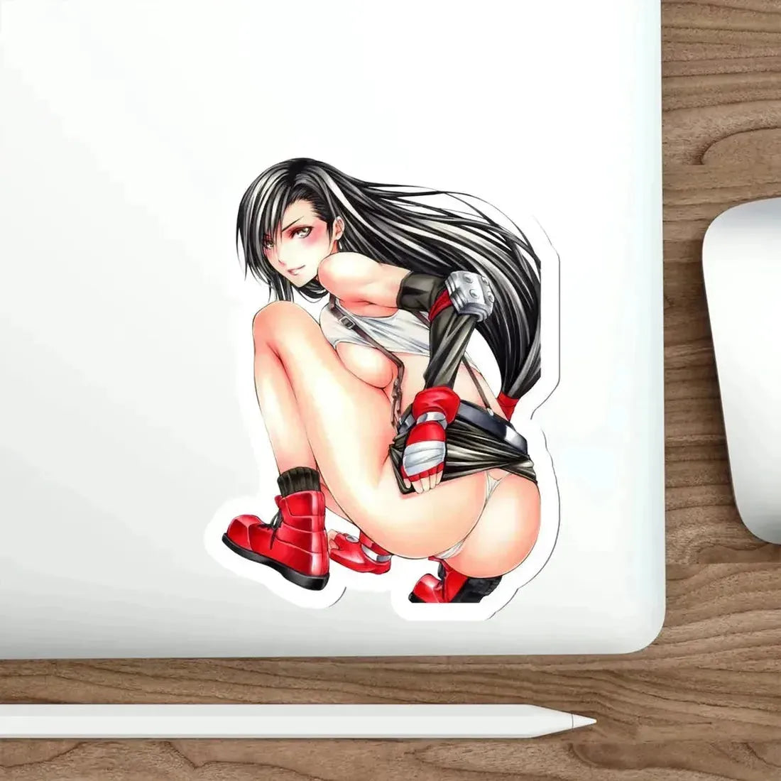 Final Fantasy VII - Tifa Lockhart v5 (Anime/Ecchi/Waifu) STICKER Vinyl Die-Cut Decal - The Sticker Space