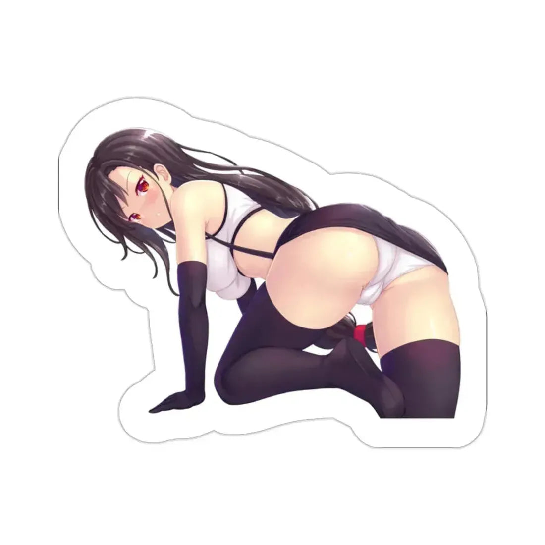 Final Fantasy VII - Tifa Lockhart v9 (Anime/Ecchi/Waifu) STICKER Vinyl Die-Cut Decal 2 Inch - The Sticker Space