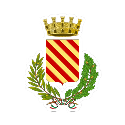 Finale Ligure-Stemma (Italy) (Coat of Arms) STICKER Vinyl Kiss-Cut Decal 2 Inch White - The Sticker Space