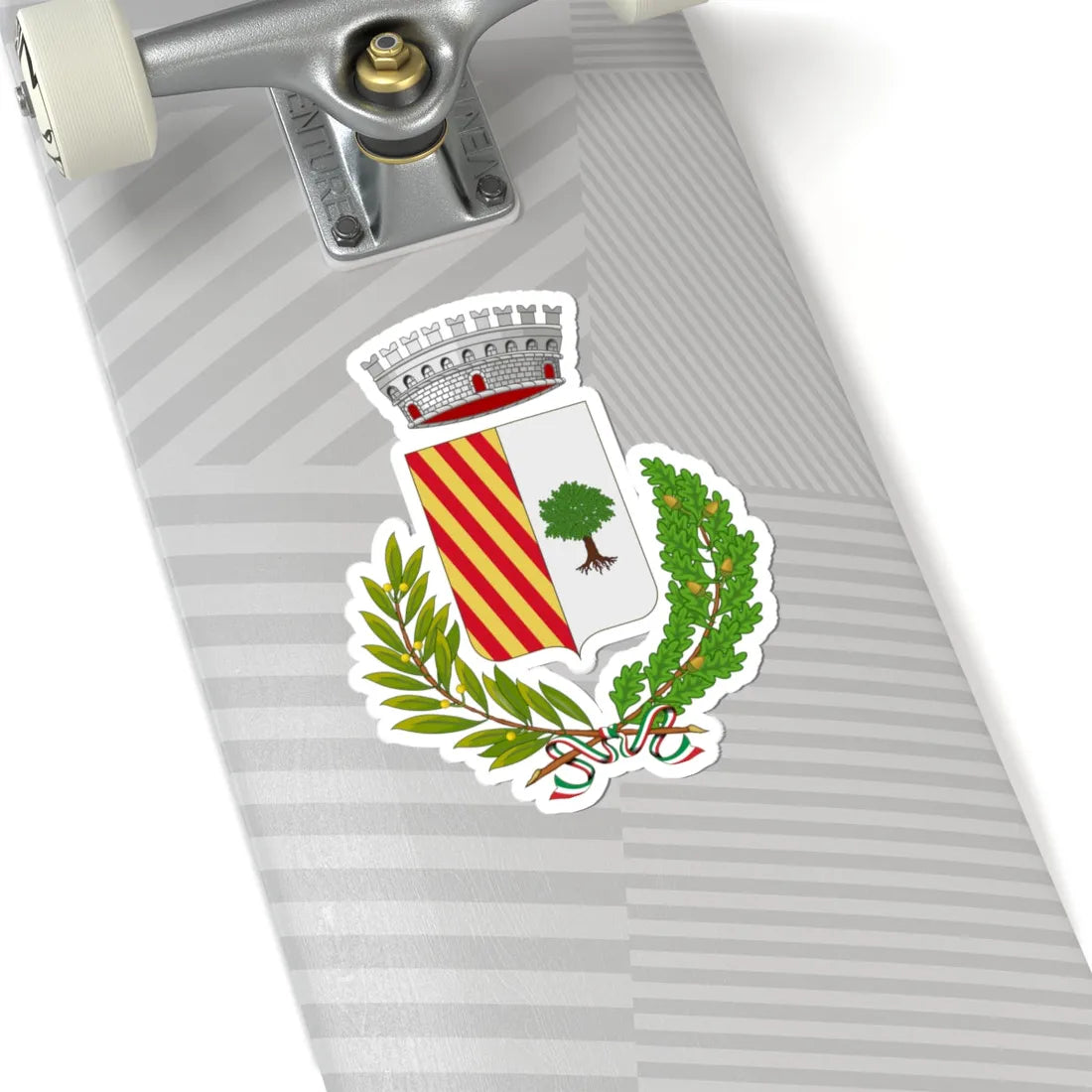 Finale Pia-Stemma (Italy) (Coat of Arms) STICKER Vinyl Kiss-Cut Decal - The Sticker Space