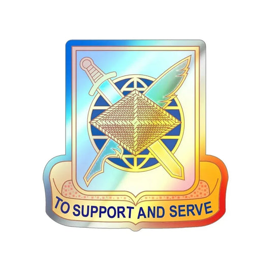 Finance Corps (U.S. Army) Holographic STICKER Die-Cut Vinyl Decal 6 Inch Holographic - The Sticker Space