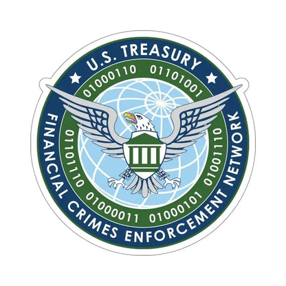 Financial Crimes Enforcement Network 2 STICKER Vinyl Die-Cut Decal - The Sticker Space