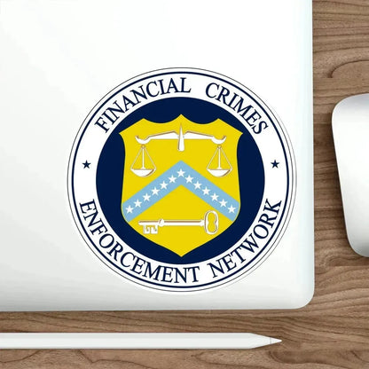 Financial Crimes Enforcement Network 3 STICKER Vinyl Die-Cut Decal - The Sticker Space