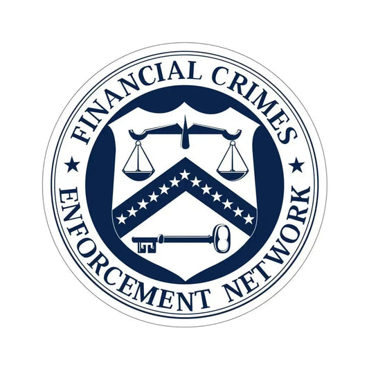 Financial Crimes Enforcement Network STICKER Vinyl Die-Cut Decal 6 Inch - The Sticker Space