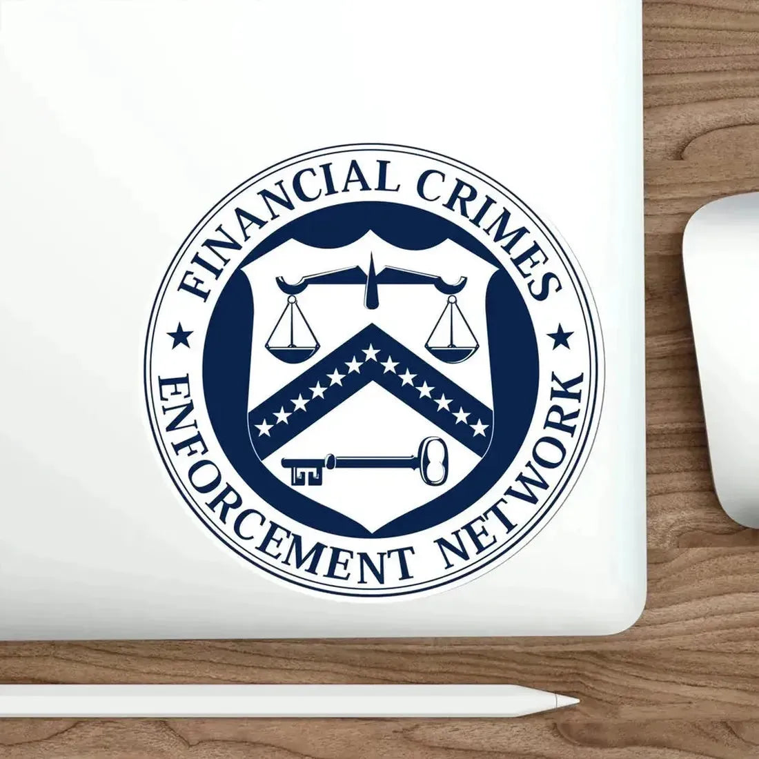 Financial Crimes Enforcement Network STICKER Vinyl Die-Cut Decal - The Sticker Space