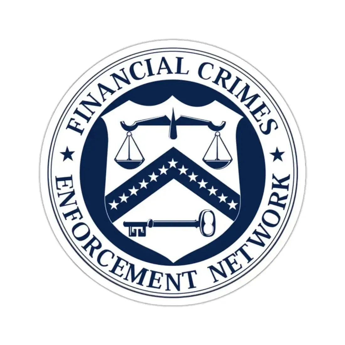 Financial Crimes Enforcement Network - STICKER Vinyl Kiss-Cut Decal - The Sticker Space