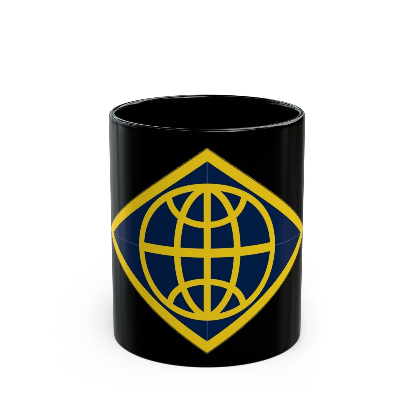 Financial Management Command (U.S. Army) Black Coffee Mug-11oz-The Sticker Space