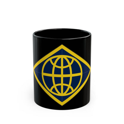 Financial Management Command (U.S. Army) Black Coffee Mug-11oz-The Sticker Space