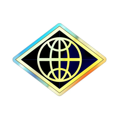 Financial Management Command (U.S. Army) Holographic STICKER Die-Cut Vinyl Decal 2 Inch Holographic - The Sticker Space