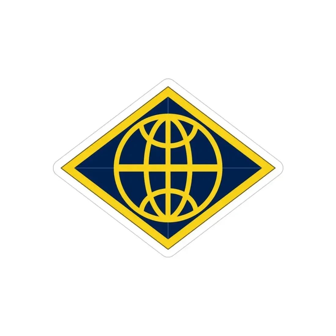 Financial Management Command (U.S. Army) REVERSE PRINT Transparent Die-Cut STICKER - The Sticker Space