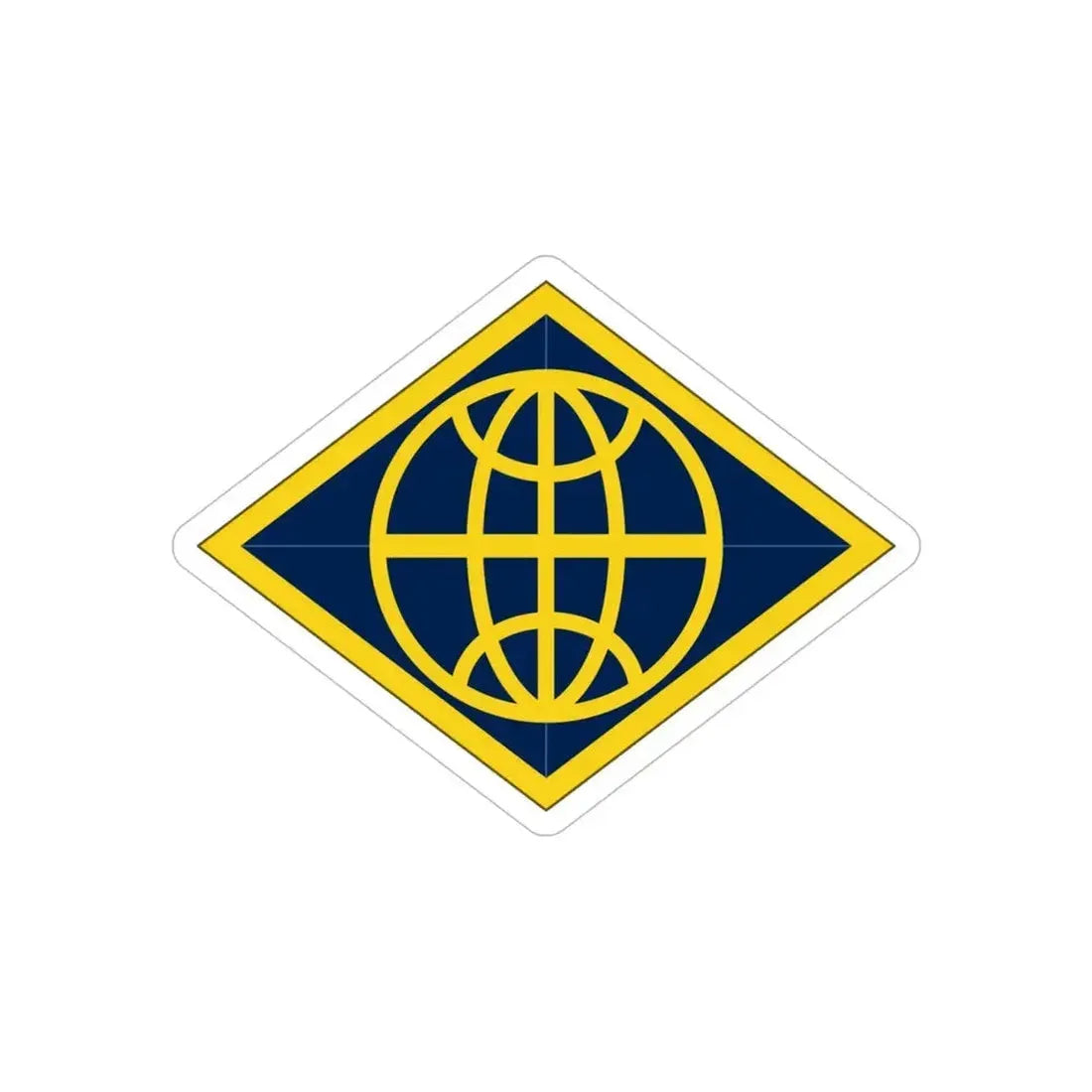 Financial Management Command (U.S. Army) REVERSE PRINT Transparent Die-Cut STICKER - The Sticker Space