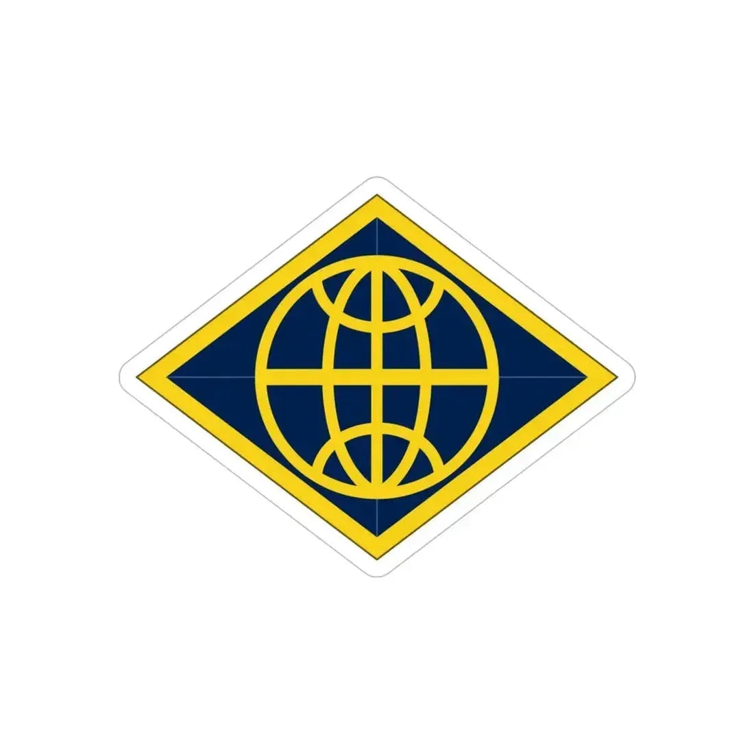 Financial Management Command (U.S. Army) REVERSE PRINT Transparent Die-Cut STICKER - The Sticker Space