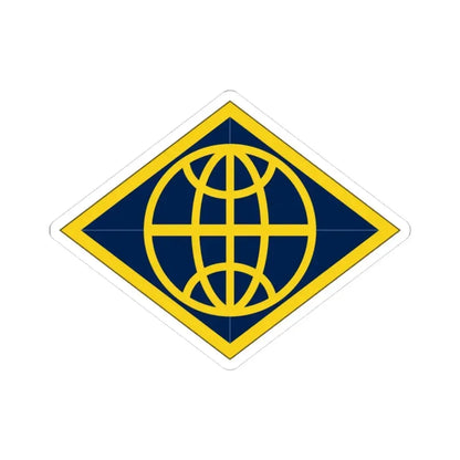 Financial Management Command (U.S. Army) STICKER Vinyl Kiss-Cut Decal 3 Inch White - The Sticker Space