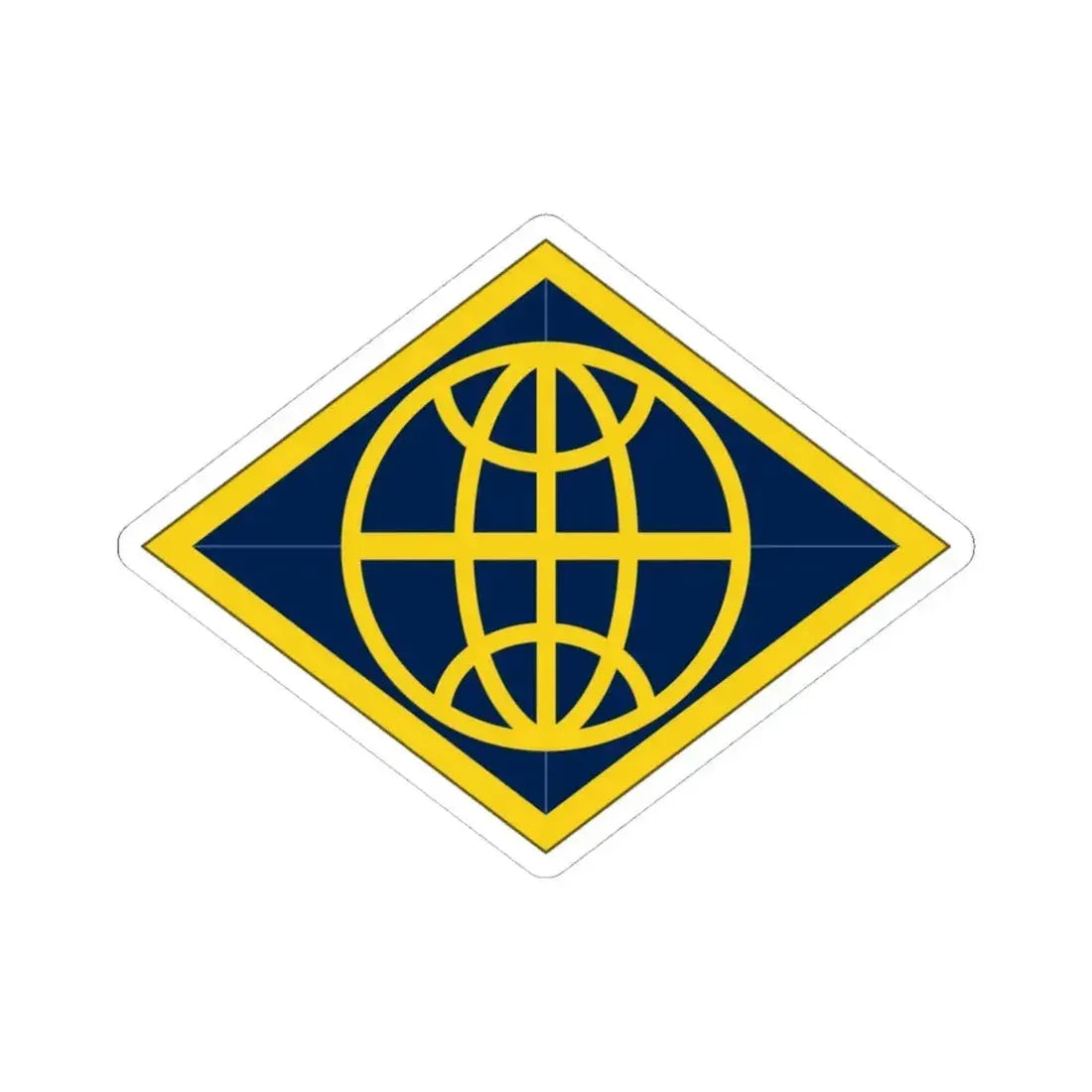 Financial Management Command (U.S. Army) STICKER Vinyl Kiss-Cut Decal 4 Inch White - The Sticker Space