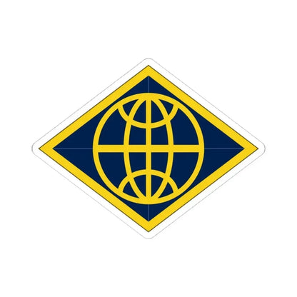 Financial Management Command (U.S. Army) STICKER Vinyl Kiss-Cut Decal 4 Inch White - The Sticker Space