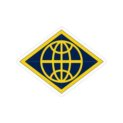 Financial Management Command (U.S. Army) Transparent STICKER Die-Cut Vinyl Decal 2 Inch - The Sticker Space
