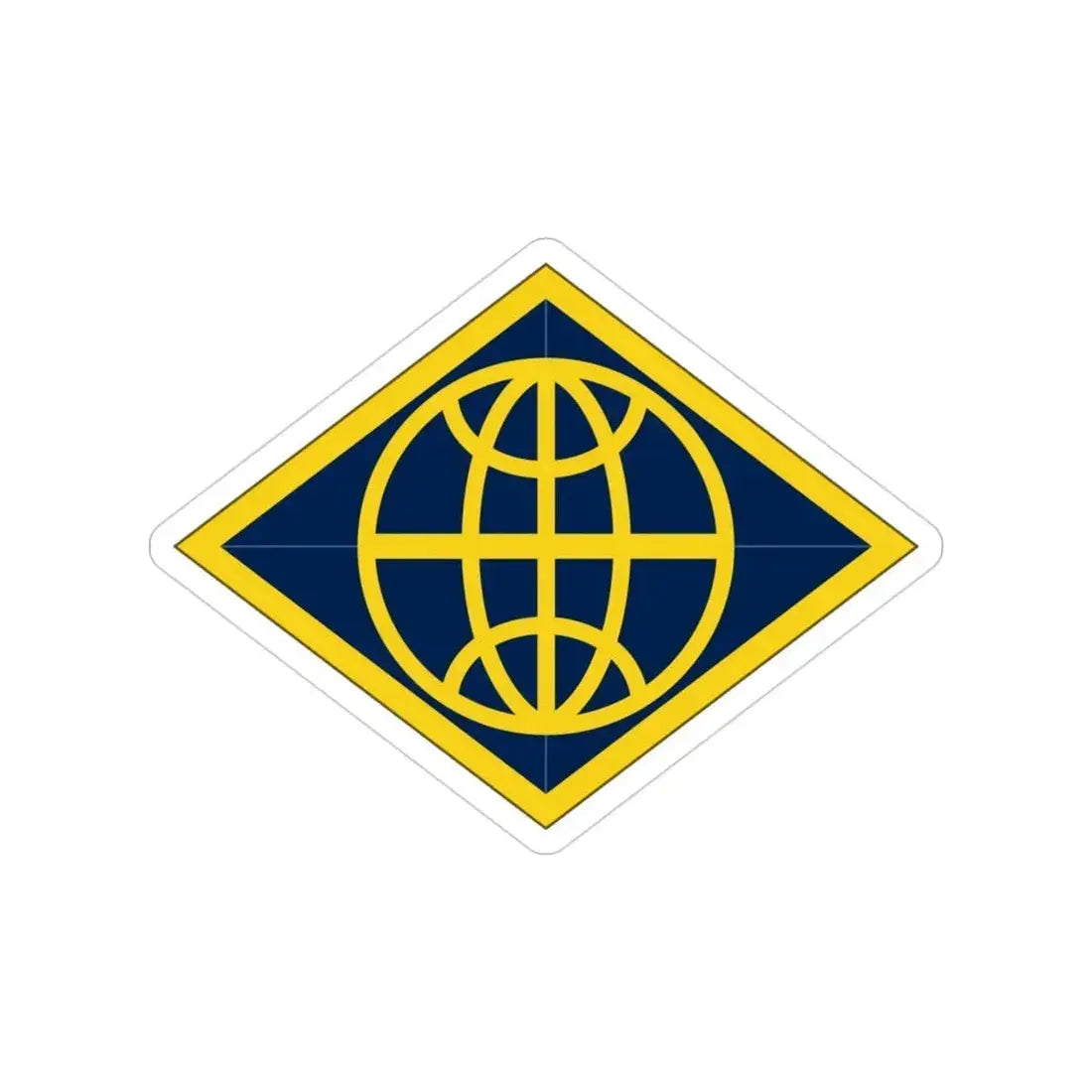 Financial Management Command (U.S. Army) Transparent STICKER Die-Cut Vinyl Decal 3 Inch - The Sticker Space