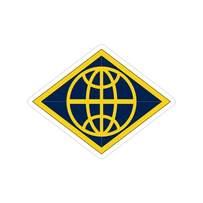 Financial Management Command (U.S. Army) Transparent STICKER Die-Cut Vinyl Decal 3 Inch - The Sticker Space