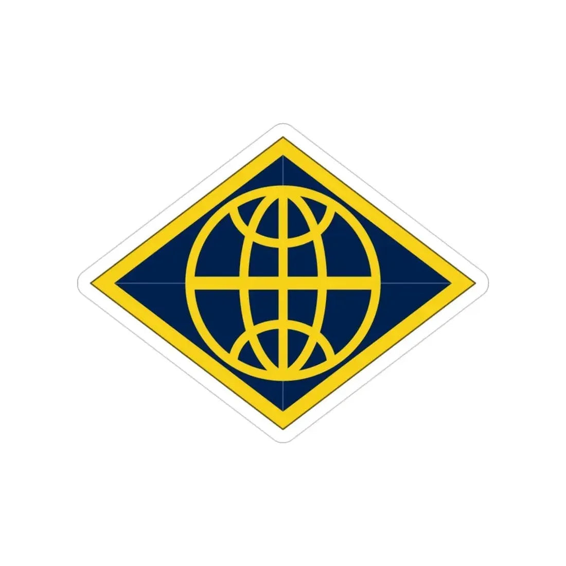 Financial Management Command (U.S. Army) Transparent STICKER Die-Cut Vinyl Decal 3 Inch - The Sticker Space