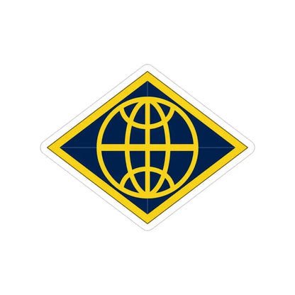 Financial Management Command (U.S. Army) Transparent STICKER Die-Cut Vinyl Decal 5 Inch - The Sticker Space