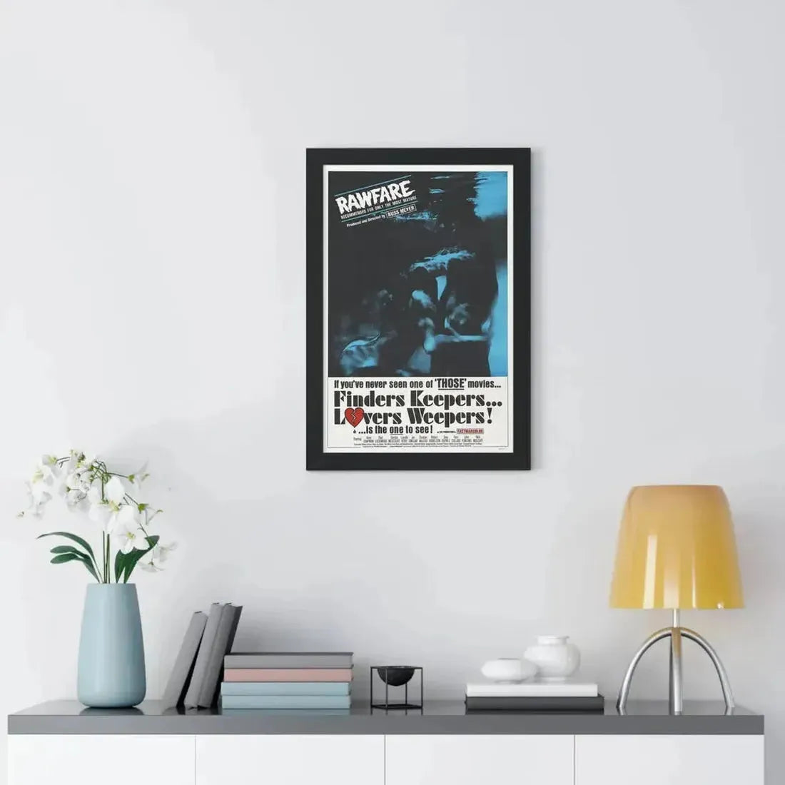 FINDERS KEEPERS, LOVERS WEEPERS 1968 - Framed Movie Poster - The Sticker Space