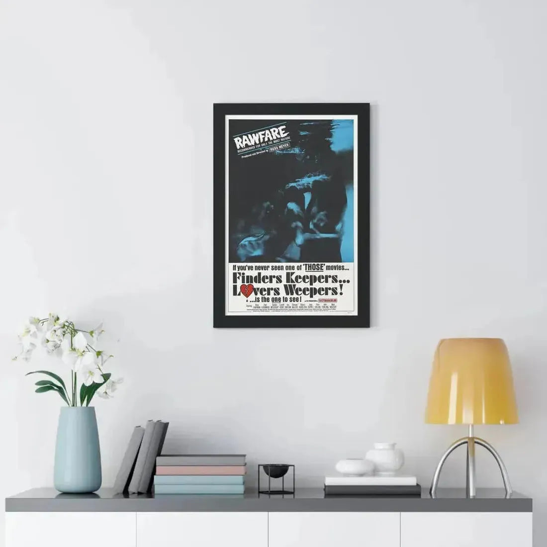 FINDERS KEEPERS, LOVERS WEEPERS 1968 - Framed Movie Poster - The Sticker Space