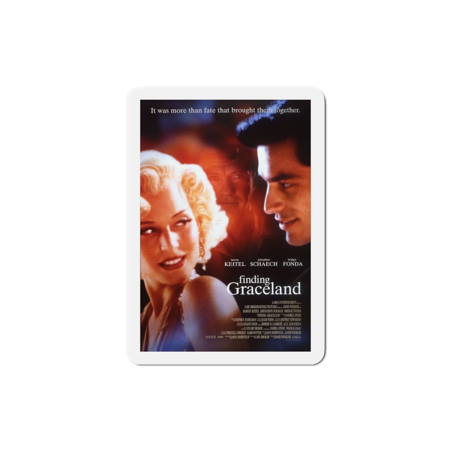 Finding Graceland 1998 Movie Poster Die-Cut Magnet-4" x 4"-The Sticker Space