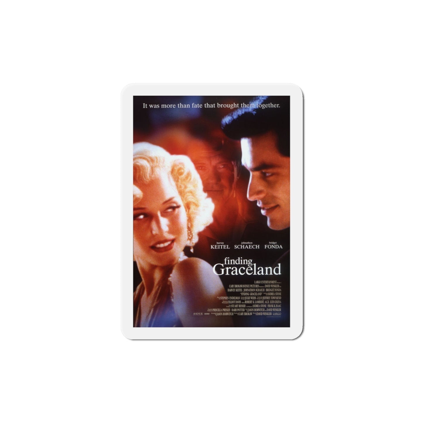 Finding Graceland 1998 Movie Poster Die-Cut Magnet-5" x 5"-The Sticker Space