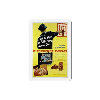 Finger Man 1955 Movie Poster Refrigerator Magnet 4 Inch - The Sticker Space