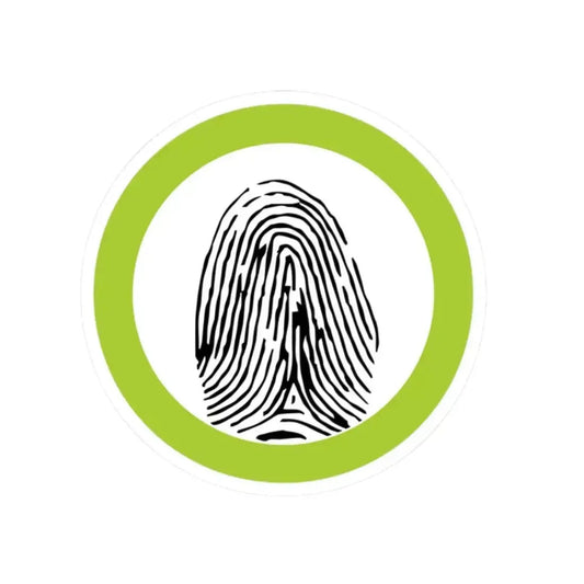 Fingerprinting (Boy Scout Merit Badge) STICKER Vinyl Kiss-Cut Decal 2 Inch White - The Sticker Space