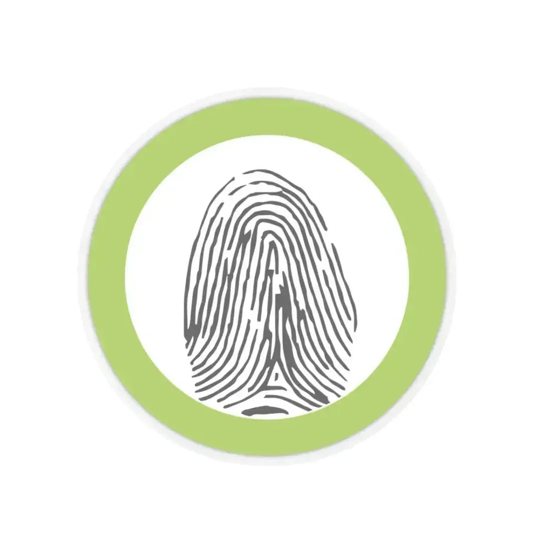 Fingerprinting (Boy Scout Merit Badge) STICKER Vinyl Kiss-Cut Decal 3 Inch Transparent - The Sticker Space