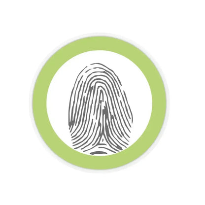 Fingerprinting (Boy Scout Merit Badge) STICKER Vinyl Kiss-Cut Decal 4 Inch Transparent - The Sticker Space