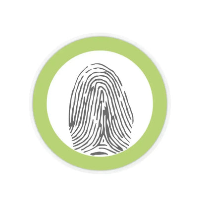 Fingerprinting (Boy Scout Merit Badge) STICKER Vinyl Kiss-Cut Decal 6 Inch Transparent - The Sticker Space