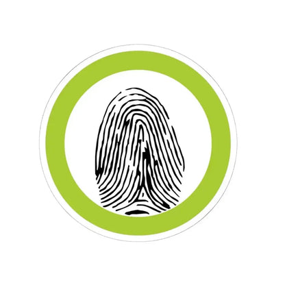 Fingerprinting (Boy Scout Merit Badge) STICKER Vinyl Kiss-Cut Decal 6 Inch White - The Sticker Space