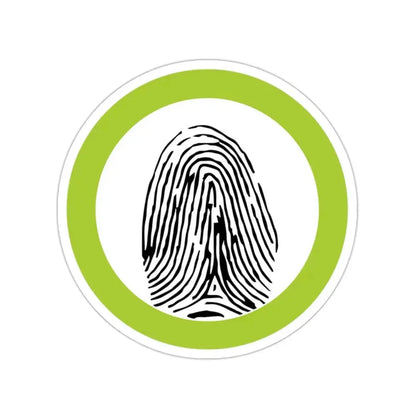 Fingerprinting (Boy Scouts Merit Badge) STICKER Vinyl Die-Cut Decal 2 Inch - The Sticker Space