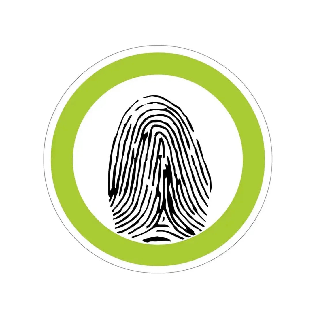 Fingerprinting (Boy Scouts Merit Badge) STICKER Vinyl Die-Cut Decal 4 Inch - The Sticker Space