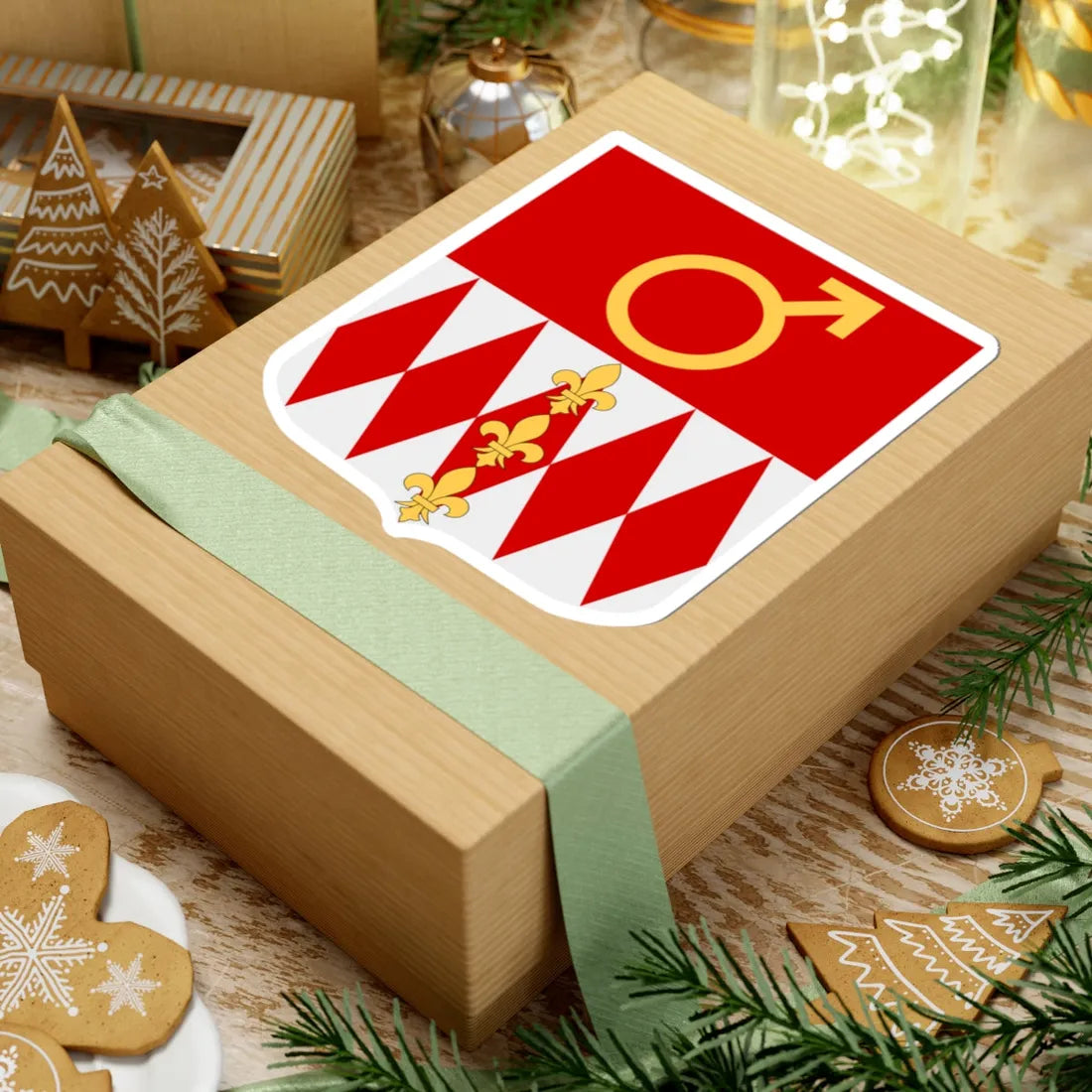 Finspång vapen (Sweden) (Coat of Arms) STICKER Vinyl Kiss-Cut Decal - The Sticker Space